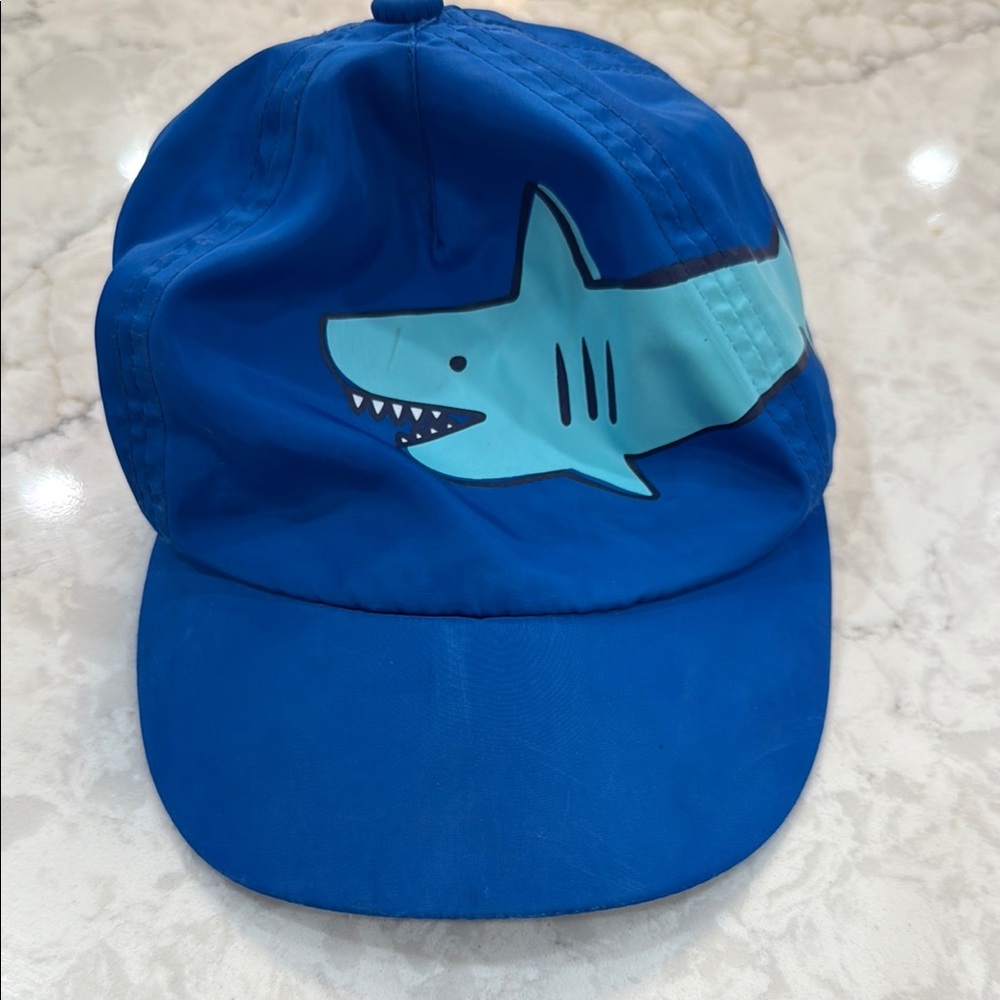 Blue Shark Graphic Cap